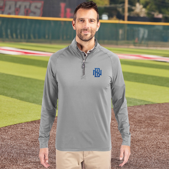 BIN - Cutter & Buch Adapt Eco Knit Stretch Recycled Mens Quarter Zip Pullover